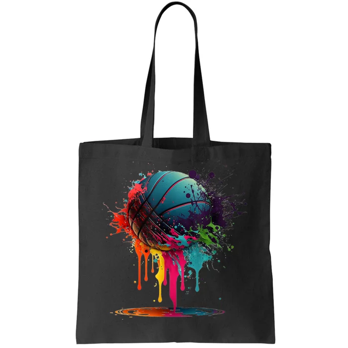 Basketball Splash Baller Team Player Basketball Player Tote Bag