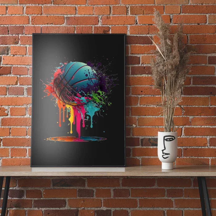 Basketball Splash Baller Team Player Basketball Player Poster