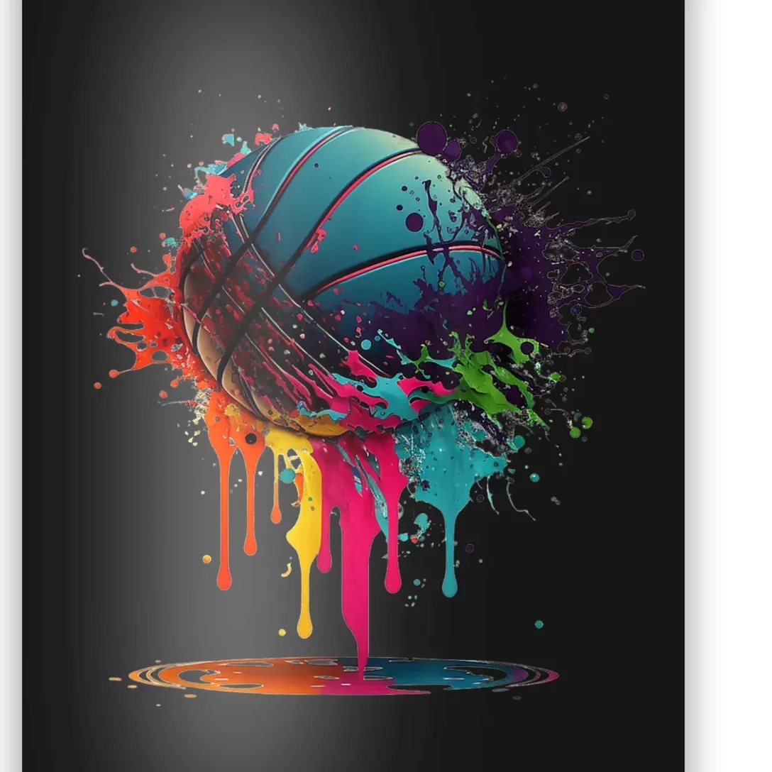 Basketball Splash Baller Team Player Basketball Player Poster