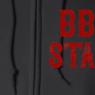 Bbq Stain Full Zip Hoodie