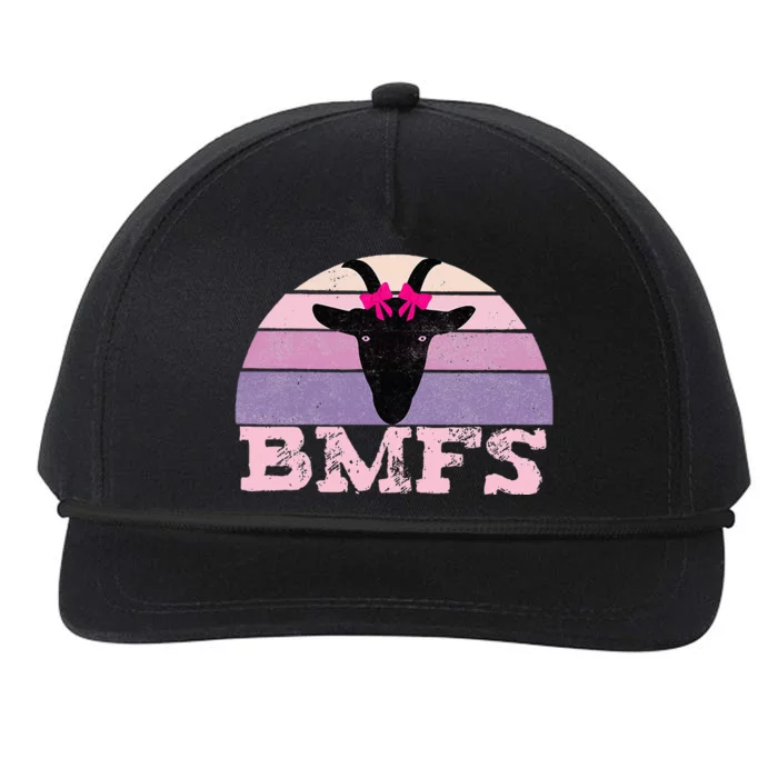 Billy Strings Bmfs Nanny Goat Vintage Sunset Snapback Five-Panel Rope Hat