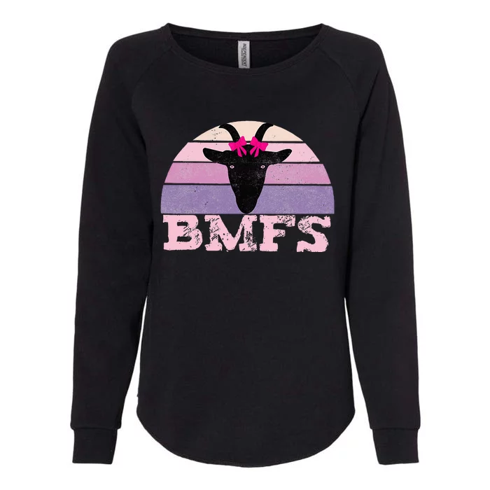 Billy Strings Bmfs Nanny Goat Vintage Sunset Womens California Wash Sweatshirt