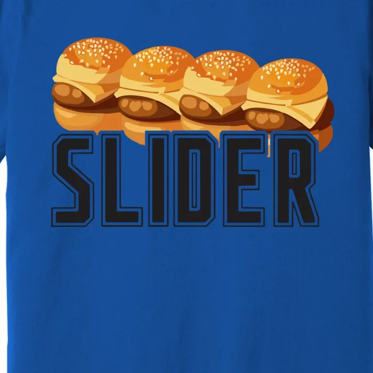 Burger Slider Bbq Grilling Gift For Adults Couples Gift Premium T-Shirt