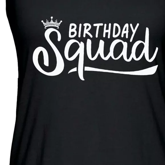 Birthday Squad Ladies Essential Flowy Tank