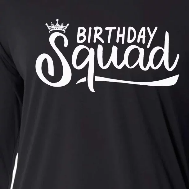 Birthday Squad Cooling Performance Long Sleeve Crew