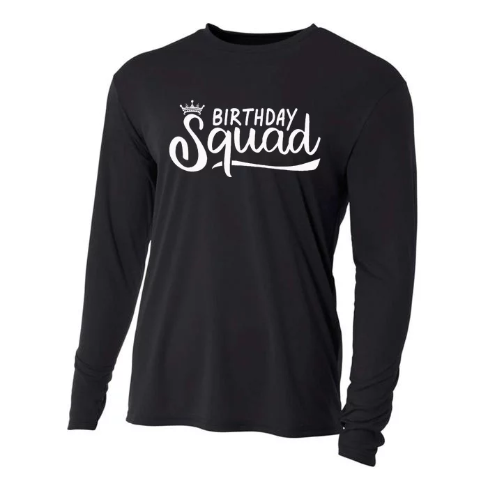 Birthday Squad Cooling Performance Long Sleeve Crew