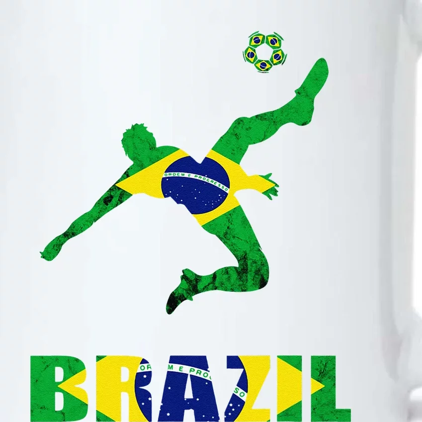 Brazil Soccer Brazilian Football Player Brasileiro Player Black Color Changing Mug