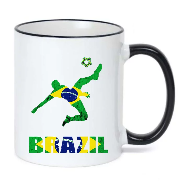 Brazil Soccer Brazilian Football Player Brasileiro Player Black Color Changing Mug