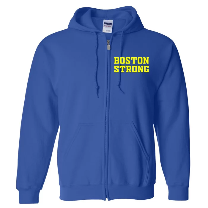 BOSTON STRONG Full Zip Hoodie