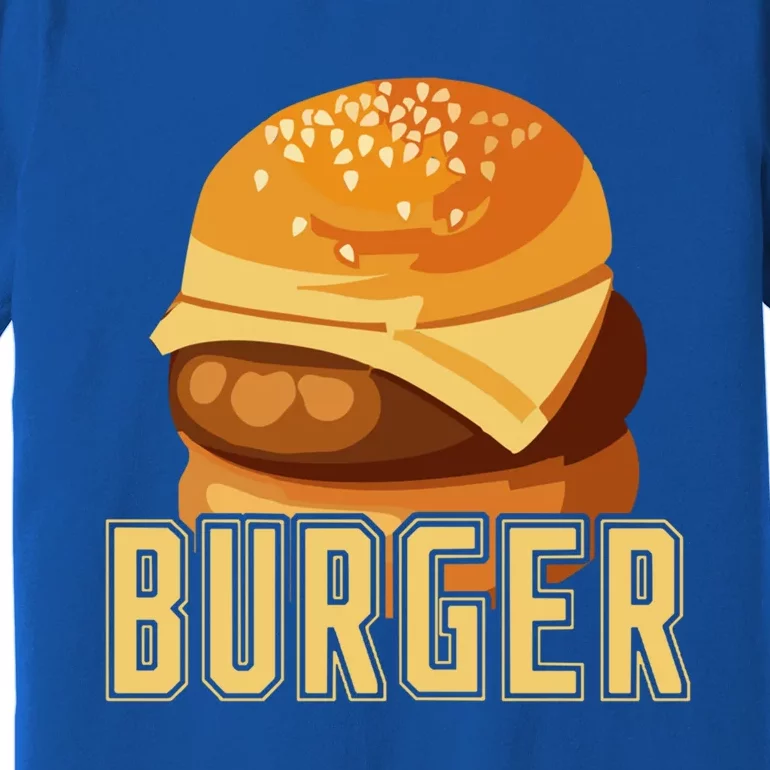 Burger Slider Bbq Meat Eater Grilling Gift For Couples Gift Premium T-Shirt