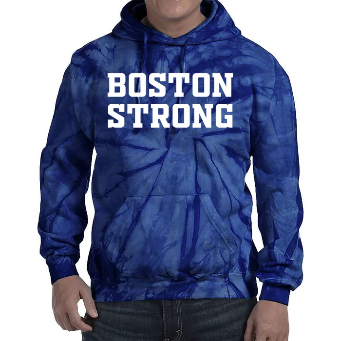 BOSTON STRONG Tie Dye Hoodie