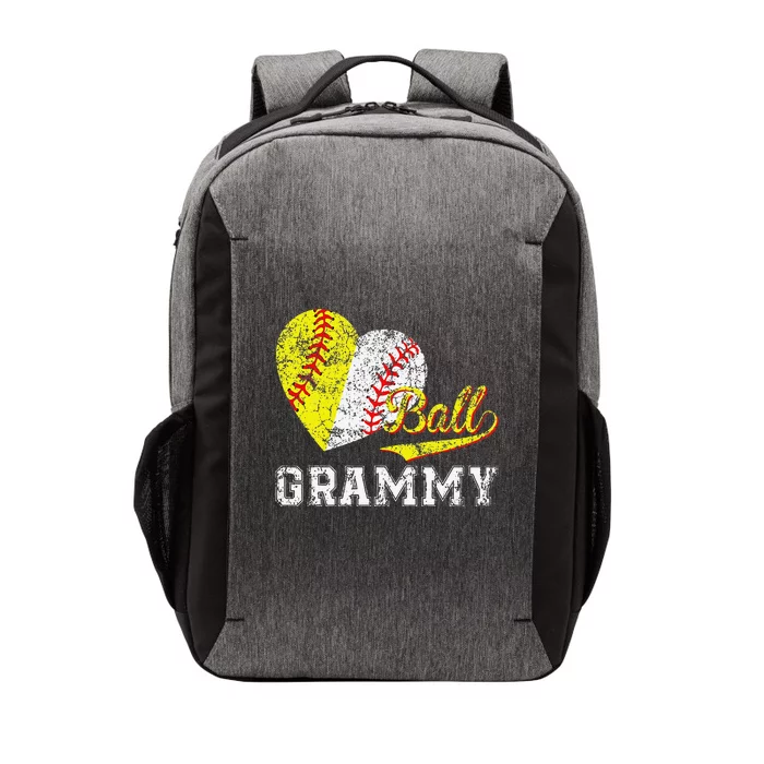 Baseball Softball Ball Heart Grammy Mother's Day Vector Backpack