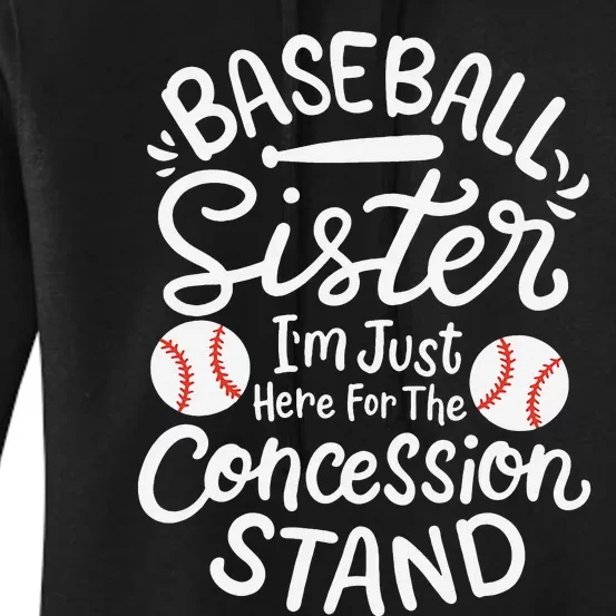 Baseball Sister Women's Pullover Hoodie