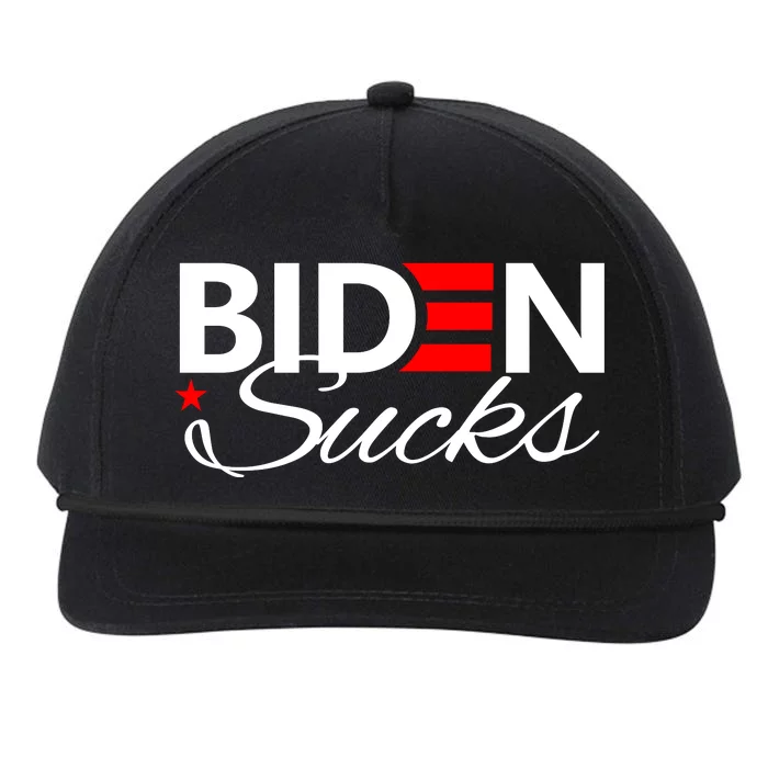 Biden Sucks Snapback Five-Panel Rope Hat