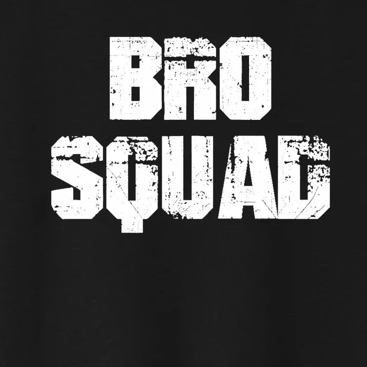 Bro Squad Brothers For Life T Women's Crop Top Tee