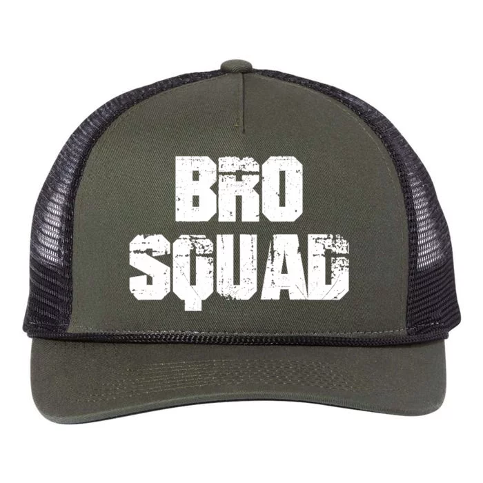 Bro Squad Brothers For Life T Retro Rope Trucker Hat Cap