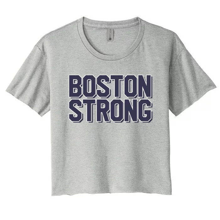 Boston Strong Women's Crop Top Tee