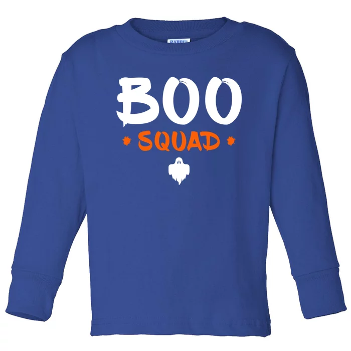 Boo Squad Boo Crew Matching Family Halloween Gift Toddler Long Sleeve Shirt