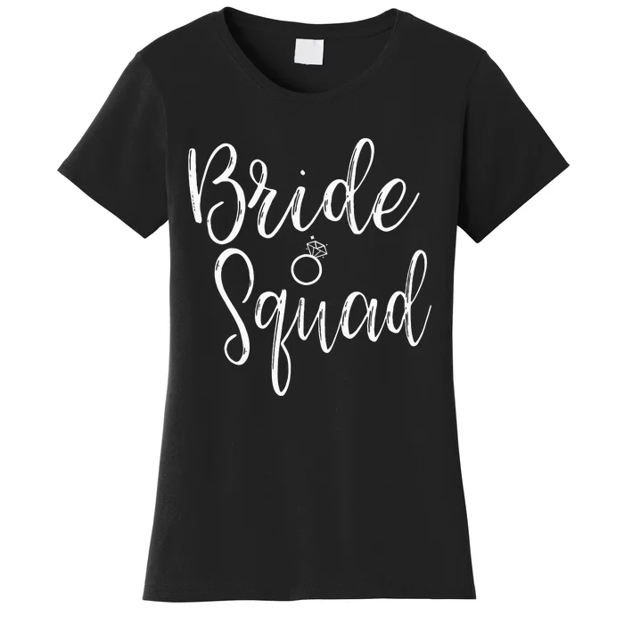 Bride Squad Bachelorette Party Bridesmaid Bridal Shower Women's T-Shirt