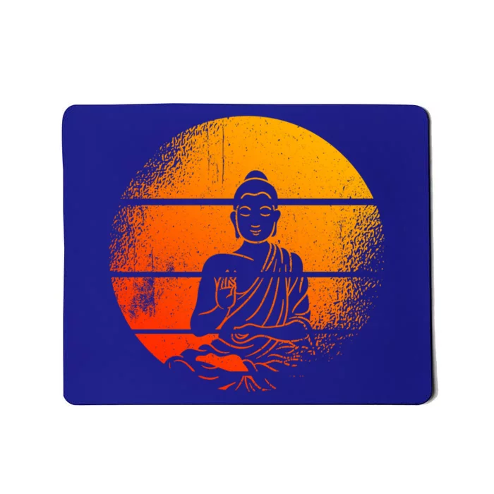 Buddha Statue Buddhist Meditate Sitting Buddha Gift Mousepad