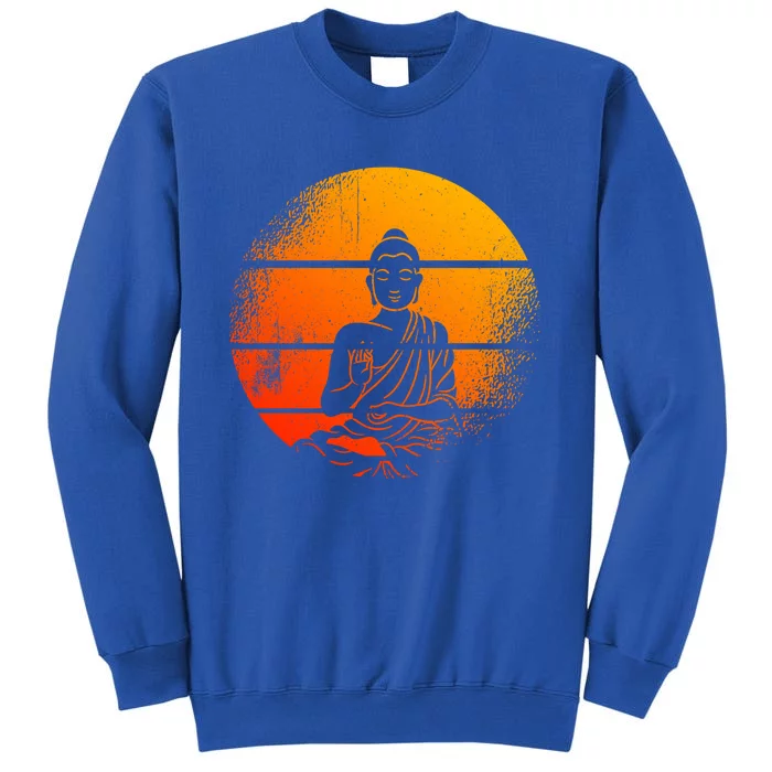 Buddha Statue Buddhist Meditate Sitting Buddha Gift Tall Sweatshirt