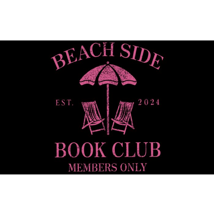 Beach Side Book Club Members Only Bumper Sticker