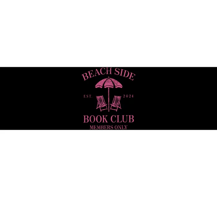 Beach Side Book Club Members Only Bumper Sticker