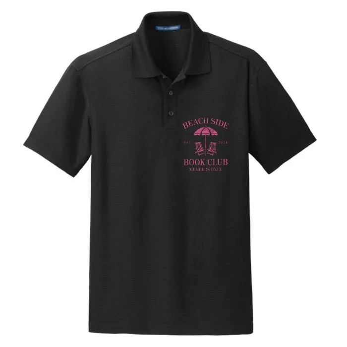 Beach Side Book Club Members Only Dry Zone Grid Performance Polo