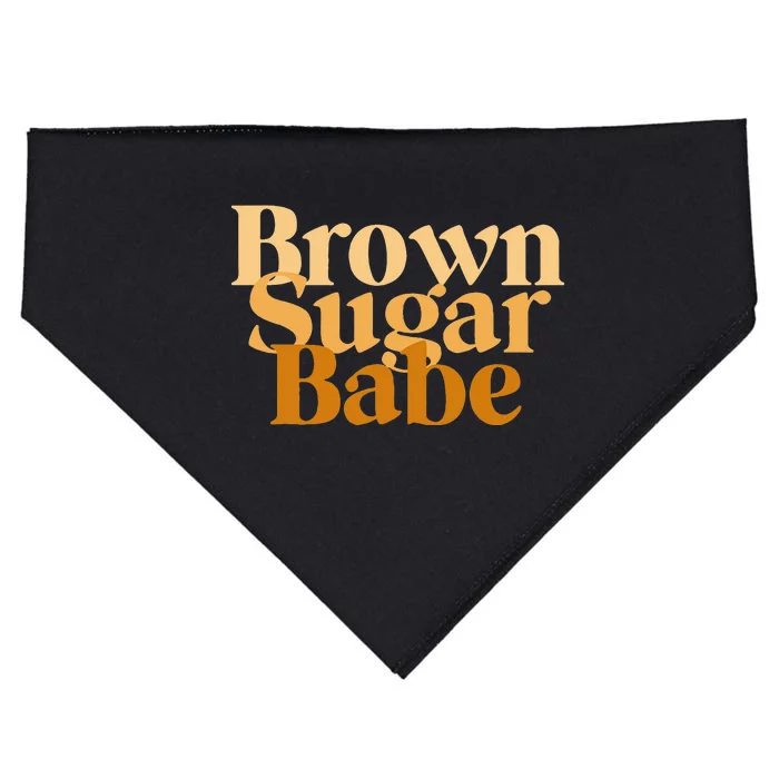 Brown Sugar Babe Proud Black Wo African Pride USA-Made Doggie Bandana