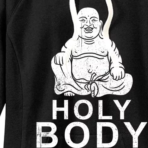 Buddha Statue Buddhist Sitting Buddha Holy Body Buddha Gift Women's Fleece Hoodie