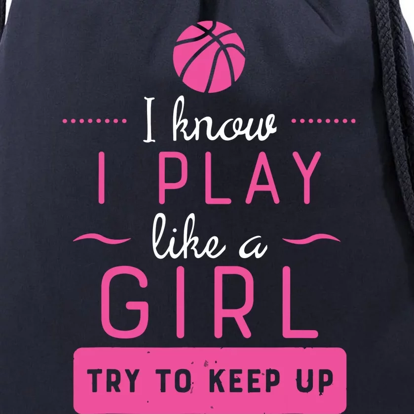 Basketball Shirts Basketball Gift For Female Basketball Player Drawstring Bag