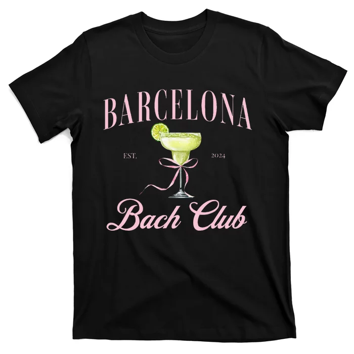 Barcelona Spain Bach Club Hen Do Party 2024 Bachelorette T-Shirt