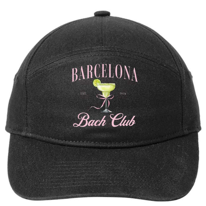 Barcelona Spain Bach Club Hen Do Party 2024 Bachelorette 7-Panel Snapback Hat