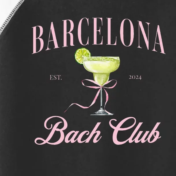 Barcelona Spain Bach Club Hen Do Party 2024 Bachelorette Toddler Fine Jersey T-Shirt