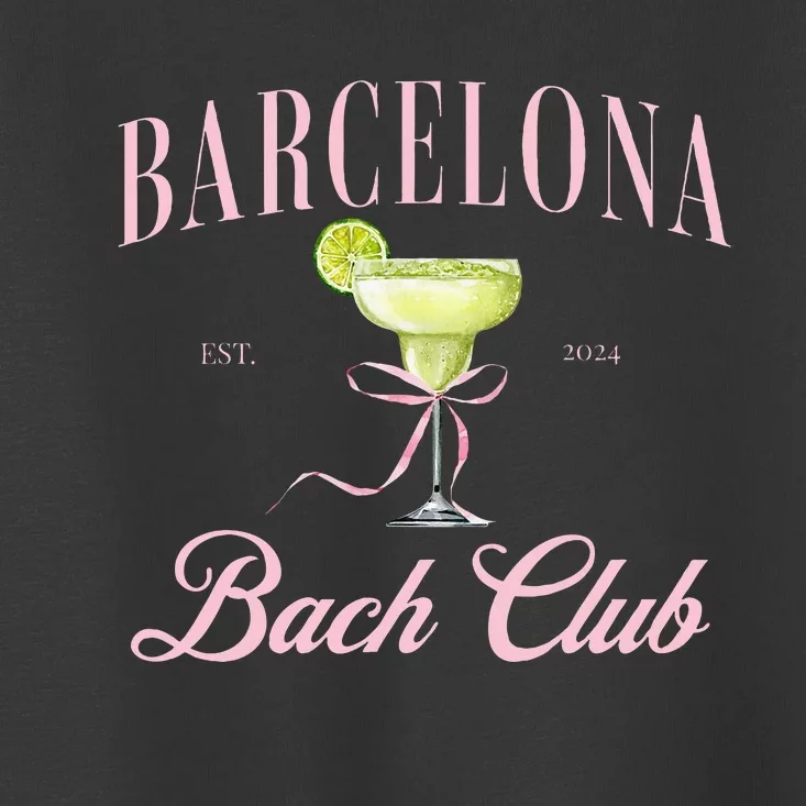 Barcelona Spain Bach Club Hen Do Party 2024 Bachelorette Toddler T-Shirt