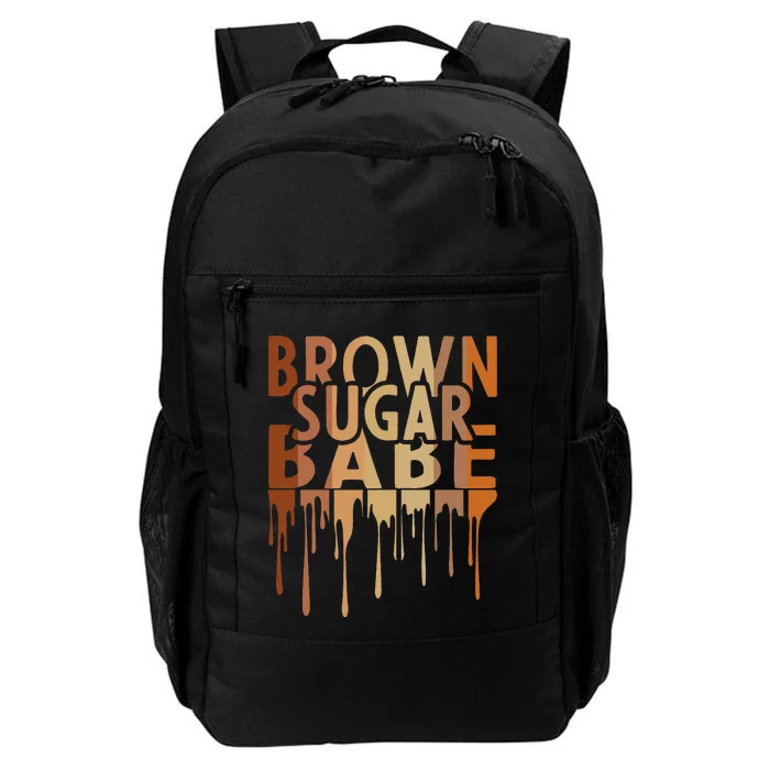 Brown Sugar Babe Black Melanin African Pride Black History Daily Commute Backpack