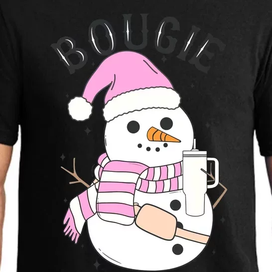 Boojee Snowman Bougie Snowman Stanley Boojee Holiday Pajama Set