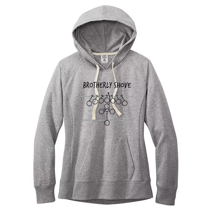 Brotherly Shove Women's Fleece Hoodie