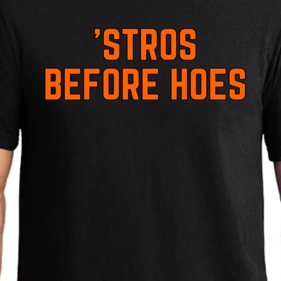 Baseball Stros Before Hoes Houston Pajama Set