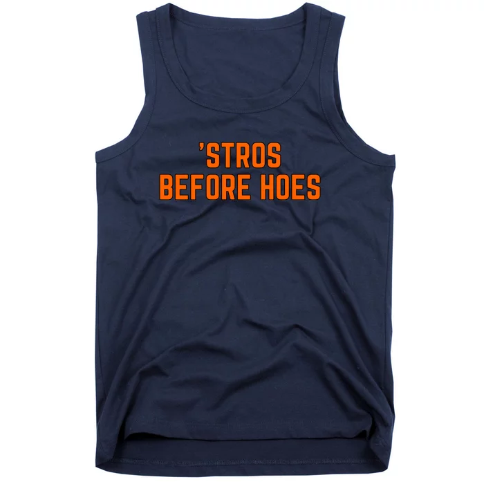 Baseball Stros Before Hoes Houston Tank Top