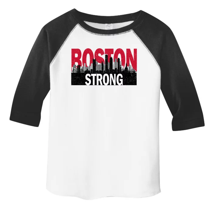 Boston Strong Boston City Toddler Fine Jersey T-Shirt