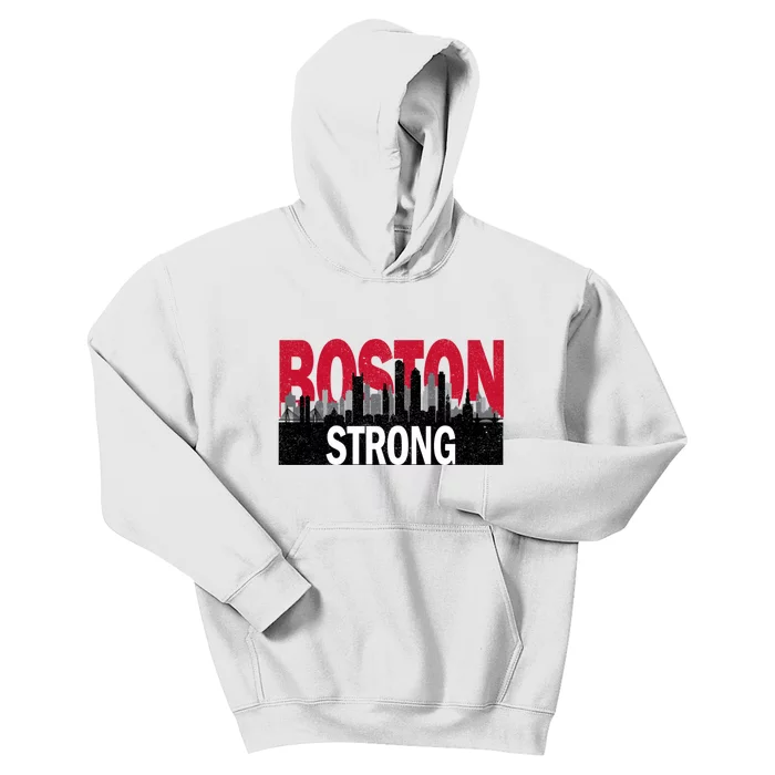 Boston Strong Boston City Kids Hoodie