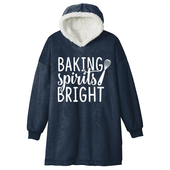 Baking Spirits Bright Graphic Tees And Funny Gift Hooded Wearable Blanket