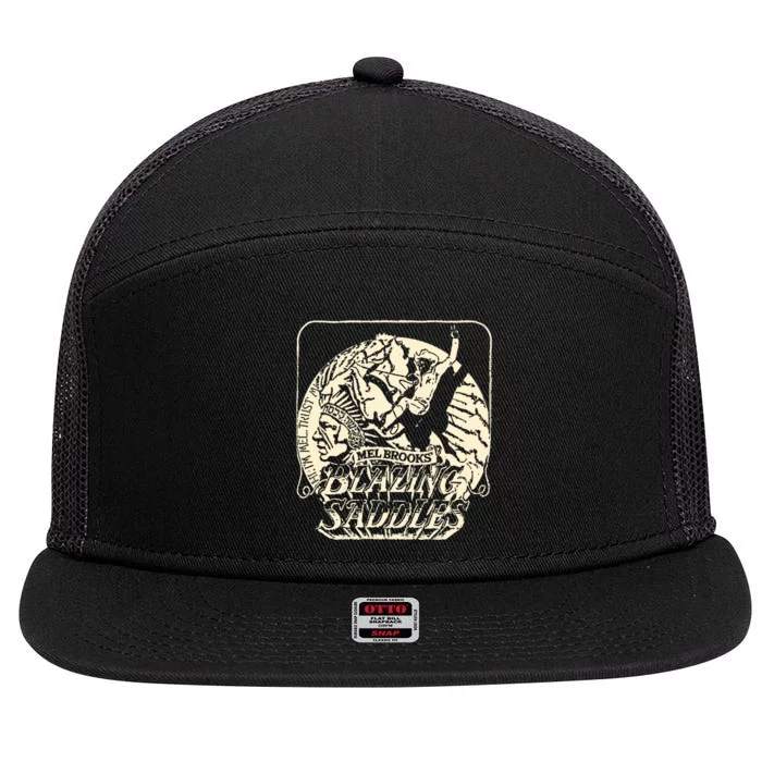 Blazing Saddles 7 Panel Mesh Trucker Snapback Hat