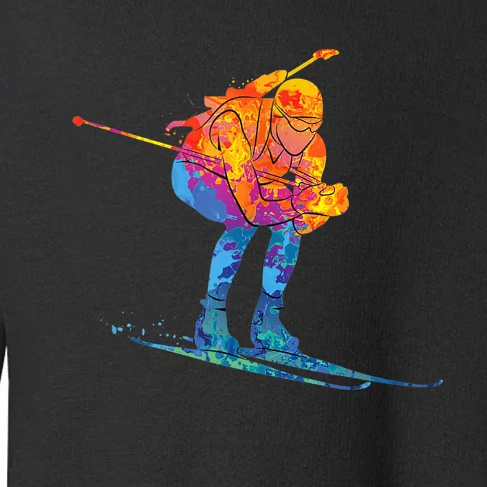 Biathlete Skiing Biathlon Toddler Sweatshirt