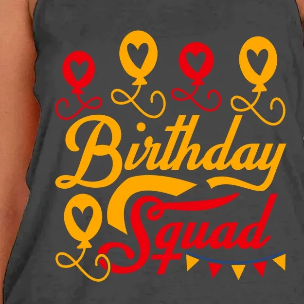 Birthday Squad Women's Knotted Racerback Tank