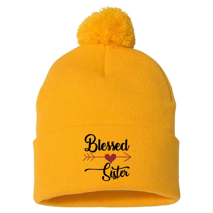 Blessed Sister Pom Pom 12in Knit Beanie