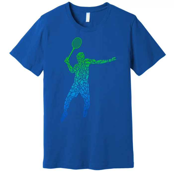 Badminton Shuttlecock Badminton Funny Gift Premium T-Shirt