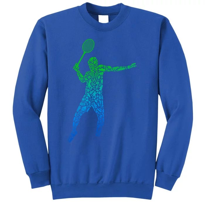 Badminton Shuttlecock Badminton Funny Gift Tall Sweatshirt