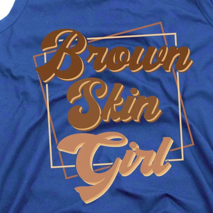 Brown Skin Black Blm Melanin Queen Magic Juneteenth Meaningful Gift Tank Top